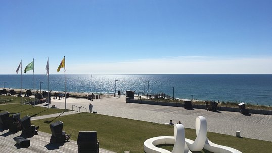 Blick vom Wenningstedter Kliff
